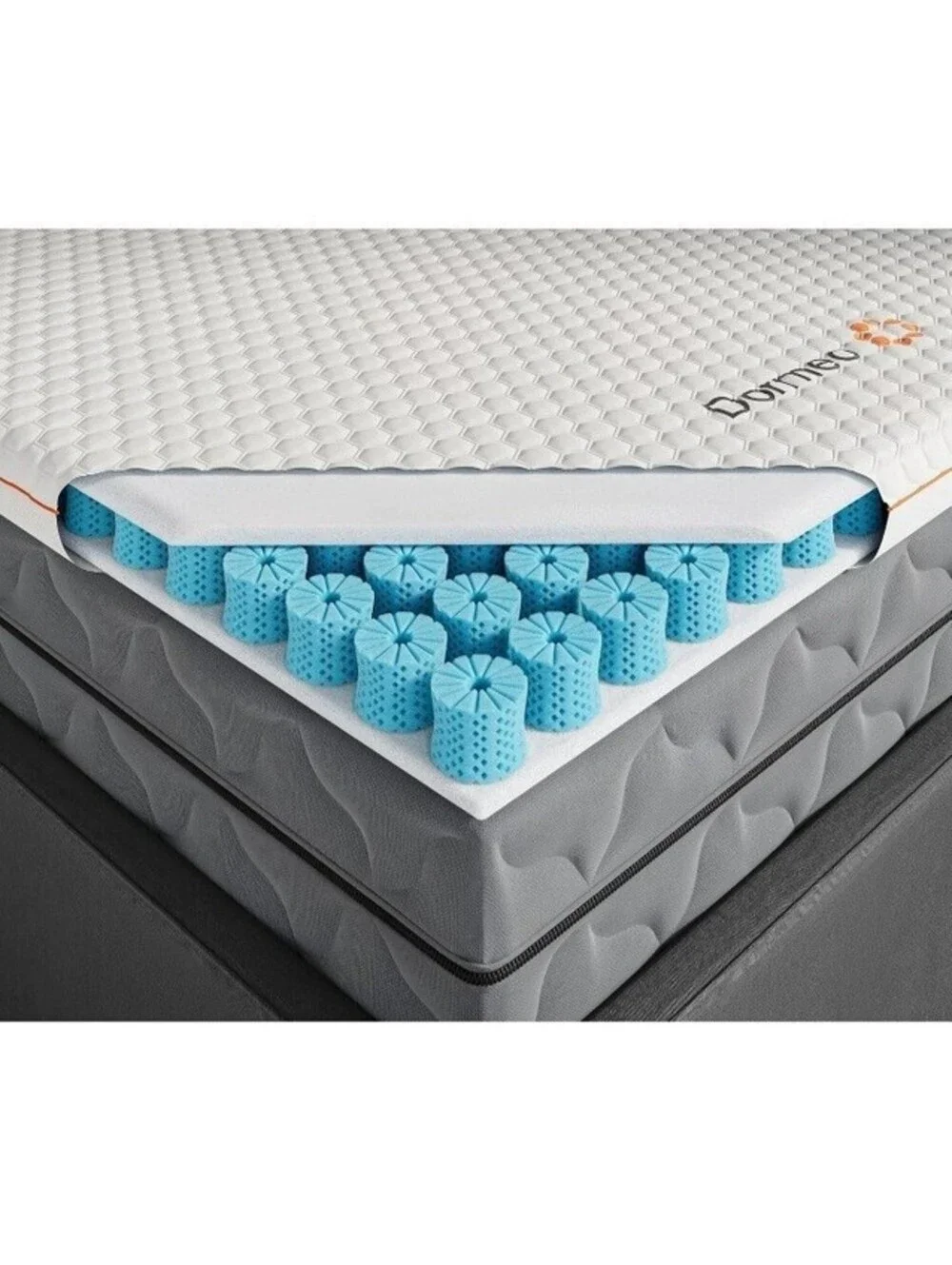 Dormeo Premium King Breathable Mattress (76x80x2.95 inches), White